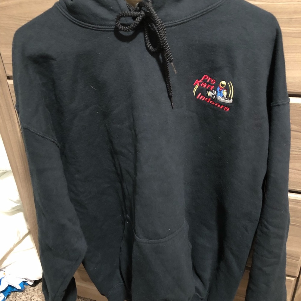 Navy blue hoodie